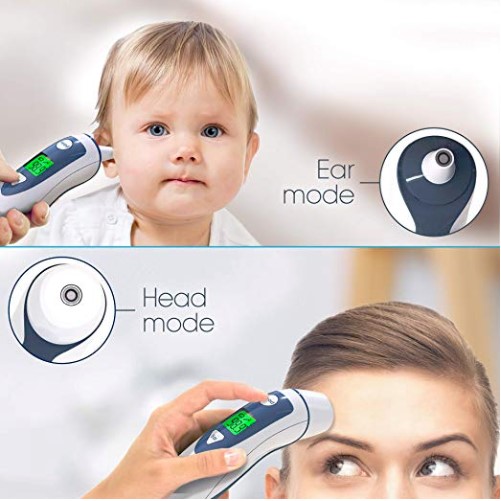 Ear Thermometer with Forehead Function - FDA Approved for Baby and ...