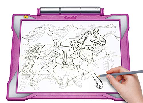 Crayola Light-up Tracing Pad Pink, Coloring Board for Kids, Valentine's