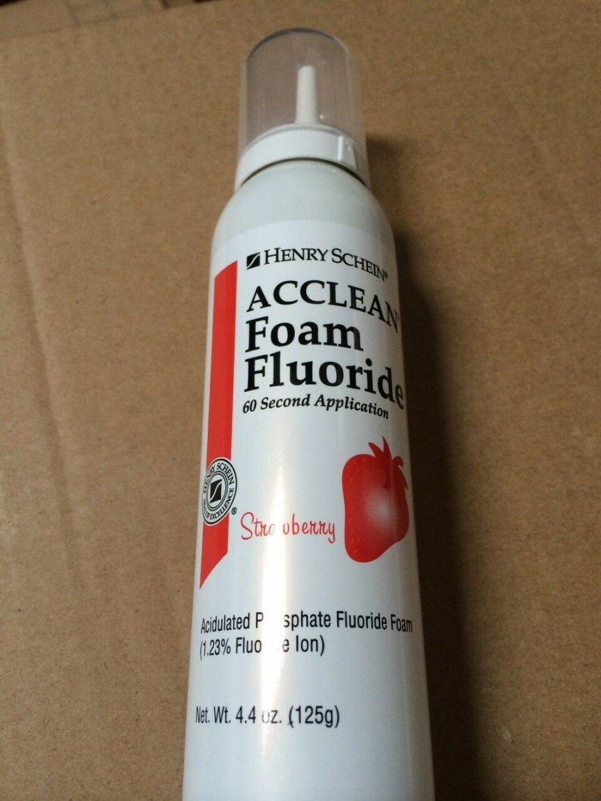 Dental APF Fluoride Foam 1.23 4.4oz 60 Second Application Made in USA