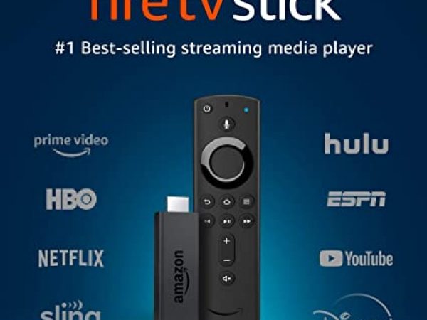 Fire TV Stick streaming media player with Alexa built in
