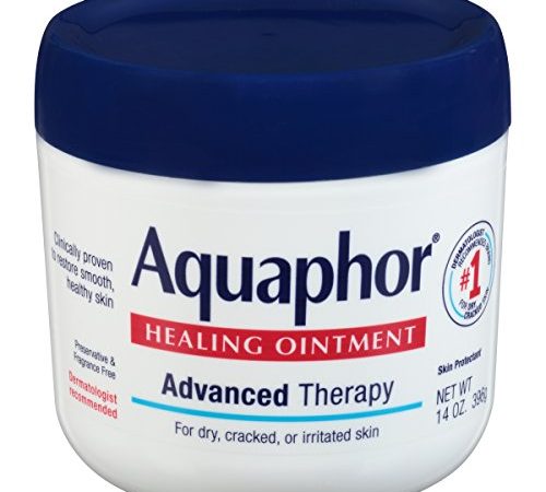 Aquaphor Healing Ointment - Moisturizing Skin Protectant for Dry Cracked Hands, Heels and Elbows, Use After Hand Washing - 14...