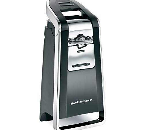 Hamilton Beach (76606ZA) Smooth Touch Electric Automatic Can Opener with Easy Push Down Lever, Opens All Standard-Size and...
