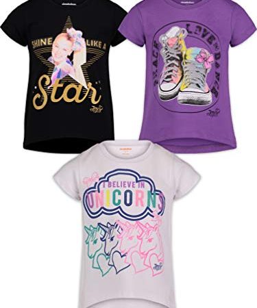JoJo Siwa Big Girls Fashion 3 Pack T-Shirts 7/8