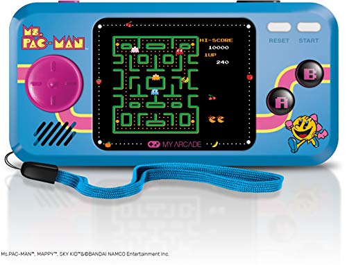 My Arcade Pocket Player Handheld Game Console: 3 Built In Games, Ms. Pac-Man, Sky Kid, Mappy, Collectible, Full Color...