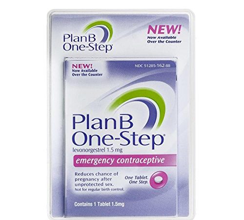 Plan B Emergency Contraceptive Tablet (Contains 1 Tablet 1.5mg)