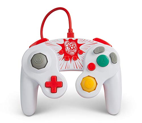 PowerA Wired GameCube Style Controller for Nintendo Switch - Mario, Gamepad, Wired Video Game Controller, Gaming Controller,...