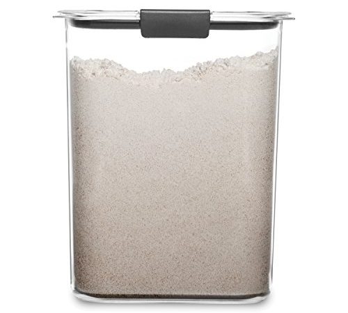 Rubbermaid Container, BPA Free Plastic, Brilliance Pantry Airtight Food Storage, Open Stock, Flour (16 Cup)