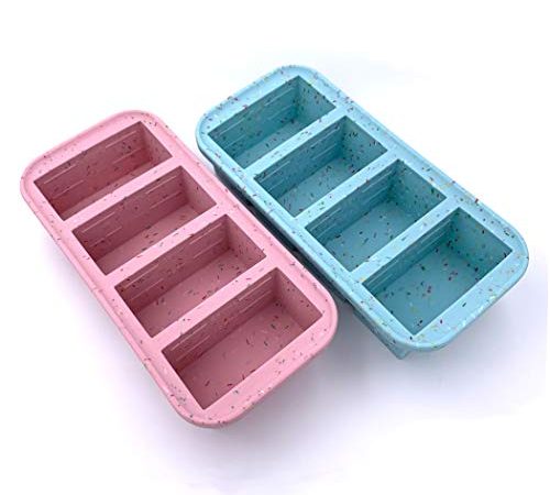 Sprinkles Edition Souper Cubes 1-Cup Freezing Tray with lid, Pack of 2, makes 8 perfect 1 cup portions, freeze soup, stew,...