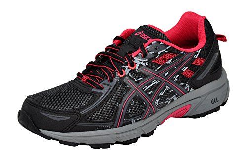 ASICS Women's Gel-Venture 6 Running Shoes, 10M, Black/Pixel Pink
