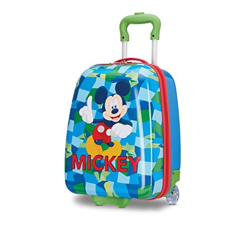 American Tourister Kids' Disney Hardside Upright Luggage, Mickey Mouse 2, Carry-On 16-Inch
