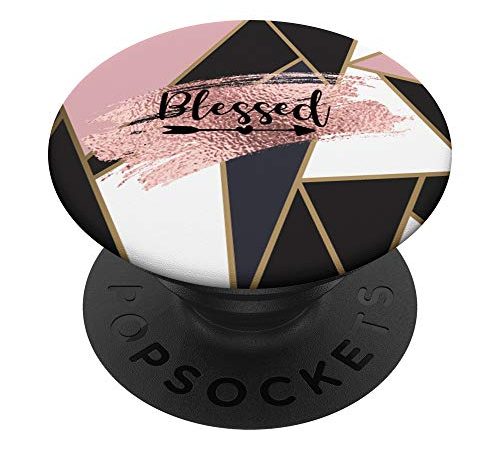 Blessed Cell Phone Accessory Women Christian Gifts Mom Her PopSockets PopGrip: Swappable Grip for Phones & Tablets
