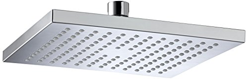 Bristan FHC ABSQ01 C 200mm ABS Square Fixed Head - Chrome Plated