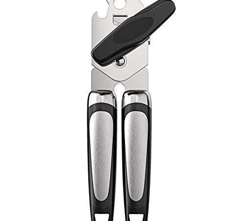 Can Opener, Kitchen Durable Stainless Steel Heavy Duty Can Opener Manual Smooth Edge Food Safety Cut 3-in-1 Can Openers...