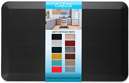ComfiLife Anti Fatigue Floor Mat – 3/4 Inch Thick Perfect Kitchen Mat, Standing Desk Mat – Comfort at Home, Office, Garage –...