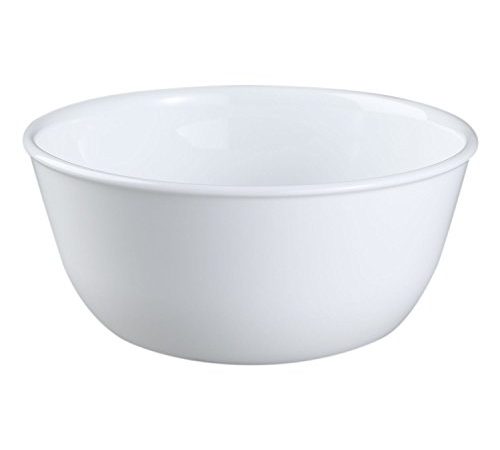 Corelle Coordinates Wh Corelle Livingware Super Soup/Cereal Bowl, 28 oz, Winter Frost White, Set of 3