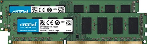 Crucial RAM 16GB Kit (2x8GB) DDR3 1600 MHz CL11 Desktop Memory CT2K102464BD160B