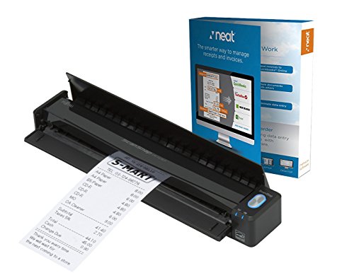 Fujitsu ScanSnap iX100 Wireless Mobile Portable Scanner with Neat Software for Mac or PC, Black