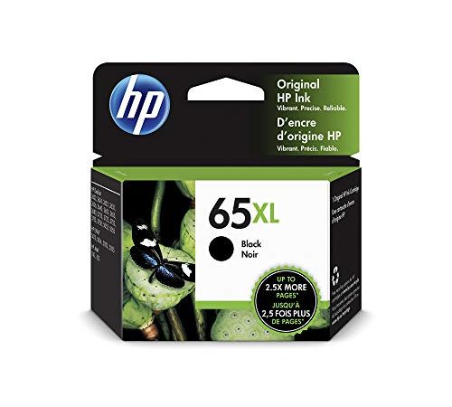 HP 65XL | Ink Cartridge | Works with HP Deskjet 2600 Series, 3700 Series, HP ENVY 5000 Series, HP AMP 100, 120, 125, 130 |...