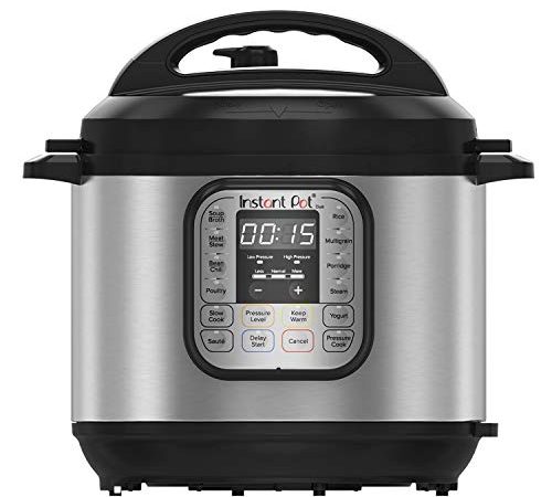 Instant Pot DUO60 6 Qt 7-in-1 Multi-Use Programmable Pressure Cooker, Slow Cooker, Rice Cooker, Steamer, Sauté, Yogurt Maker...
