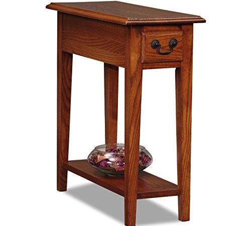 Leick Furniture Favorite Finds End Table, Hand Applied Rustic Oak Finish