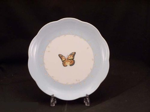 Lenox Butterfly Meadow Monarch Dessert Plate, Blue