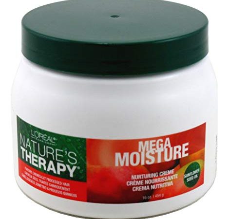 Loreal Natures Therapy Mega Moisture Creme 16 Ounce Jar (473ml) (2 Pack)