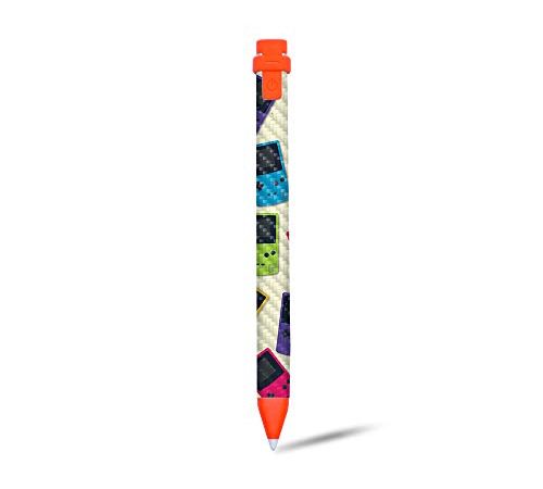 MightySkins Carbon Fiber Skin for Logitech Crayon Digital Pencil iPad (6th gen) - Game Kid Color Tile | Protective, Durable...
