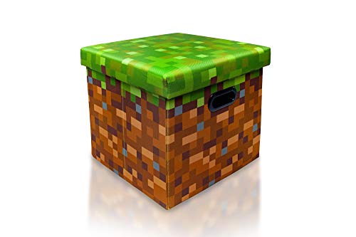 Minecraft Grass Block Storage Cube Organizer | Minecraft Storage Cube | Grass Block From Minecraft Cubbies Storage Cubes |...