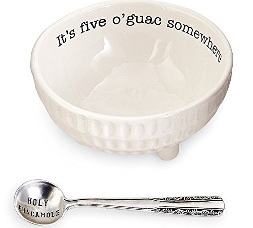 Mud Pie Circa Guacamole and Salsa Serving Dish Sets (Five O'Guac)