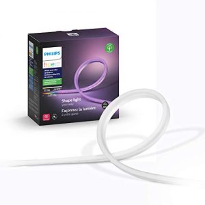 Philips Hue Smart Outdoor Lightstrip, 2m/7ft, (Voice Compatible with Amazon Alexa, Apple Homekit, and Google Home, Hue Hub...