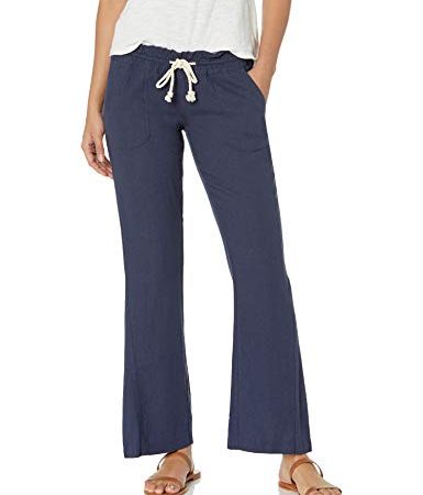 Roxy Women's Oceanside Pant, Mood Indigo, M