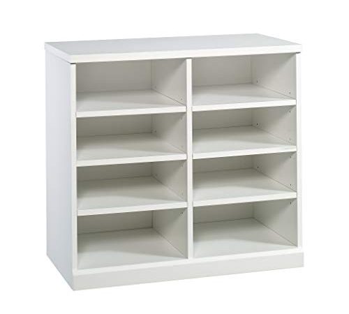 Sauder Craft Pro Series Open Storage Cabinet, White finish