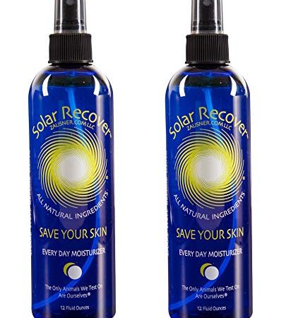 Solar Recover - After Sun Moisturizing Spray 2 Pack - (24 Ounces) - Hydrating Facial and Body Mist - 4920 Sprays of Sunburn...
