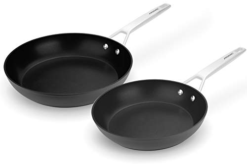 Stainless Steel Induction Non-stick Frying Pan Cookware set, MSMK 12 and 10 Non-stick PFOA-FREE Fry Pans 2 Piece set, Oven...