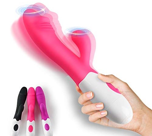 The Name Jar Woman Vibrator G Spot Dual Vibration Female Vagina Clitoris Silicone Waterproof adult toys 30 Speed...