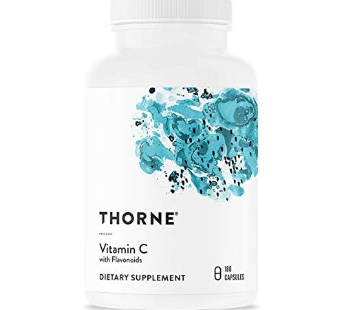 Thorne Research - Vitamin C with Flavonoids - Blend of Vitamin C and Citrus Bioflavonoids from Oranges, The Way They're Found...