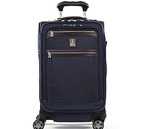 Travelpro Platinum Elite-Softside Expandable Spinner Wheel Luggage, True Navy, Carry-On 21-Inch