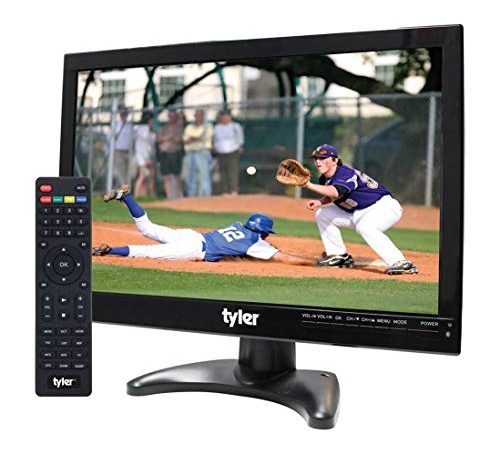 Tyler TTV705-14 14" Portable Battery Powered LCD HD TV Television with HDMI, USB, RCA, and SD Card Inputs