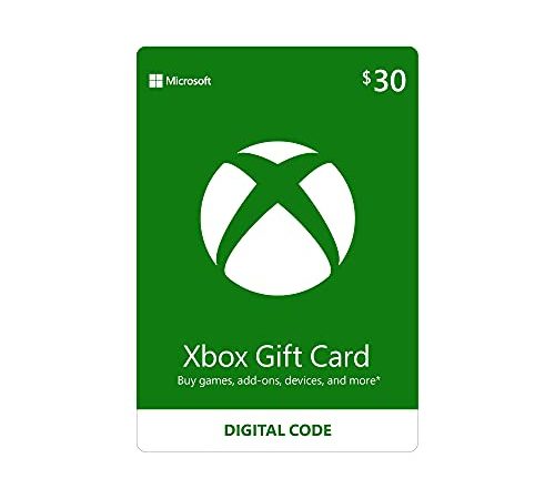 $30 Xbox Gift Card [Digital Code]