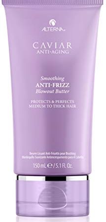 Alterna Caviar Anti-Aging Smoothing Anti-Frizz Blowout Butter, 5.1 Fl Oz | Protects Hair from Heat Styling and Humidity |...
