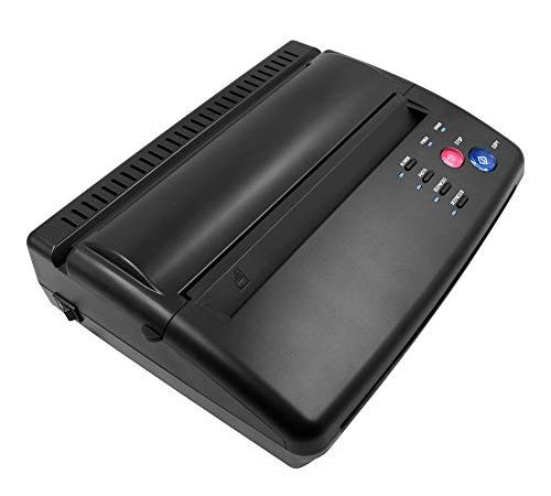 BMX Black Tattoo Transfer Stencil Machine Thermal Copier for Printing and Transferring The Tattoo Designs Picture onto The...