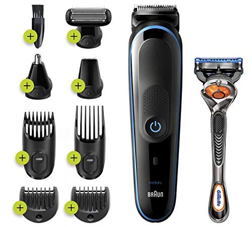 Braun Hair Clippers for Men MGK5280, 9-in-1 Beard Trimmer, Ear and Nose Trimmer, Mens Grooming Kit, Body Groomer, Cordless &...