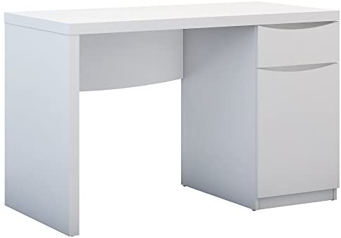 Bush Furniture Montrese Small Computer Desk in Pure White