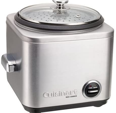 Cuisinart CRC-400 Rice Cooker, 4-Cup, Silver
