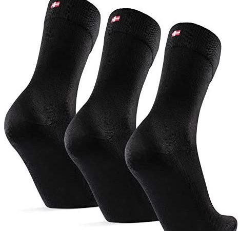 DANISH ENDURANCE Bamboo Dress Socks for Men & Women 3-Pack, Made in EU, Super Soft, Breathable,...