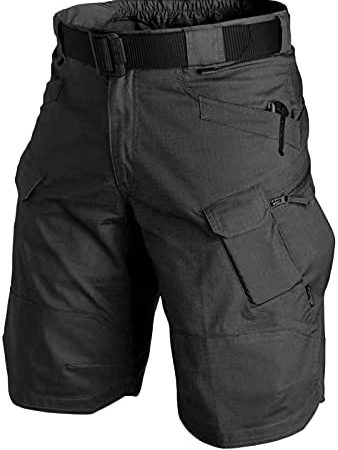 DEARWEN 2021 Upgraded Waterproof Tactical Shorts for Men Quick Dry Breathable Hiking Fishing Cargo...