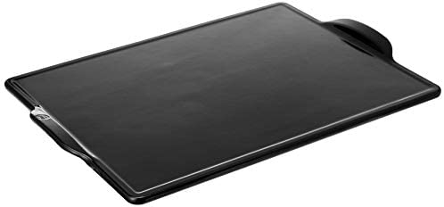 Emile Henry Rectangular Grill/Oven pizza stone, 18.0" x 14.0", Charcoal