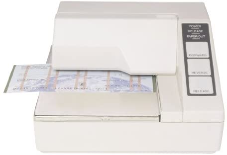 Epson TM-U295 Impact slip printer 2.1 lps serial interface (Cables and Power Supply not included) White C31C163272