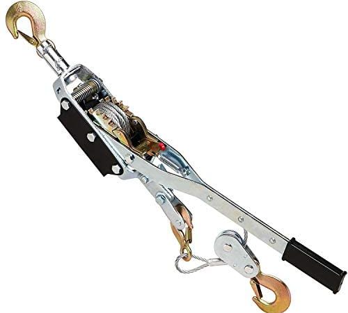 FT 5-Ton Power Puller - Dual Gear Lightweight and Portable Pulling Cable Rope Puller | Come Along |...