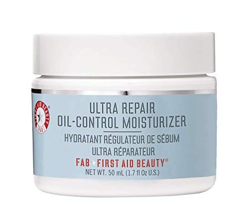 First Aid Beauty Ultra Repair Oil Control Moisturizer – Oil-Free, Weightless Mattifying Cream – 2...